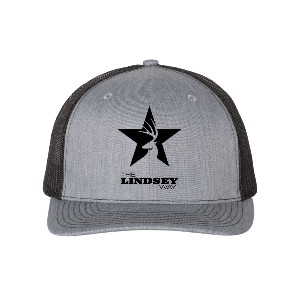 Lindsay logo tops color ブラック Logo Hat - Grey and Black | The Lindsey Way